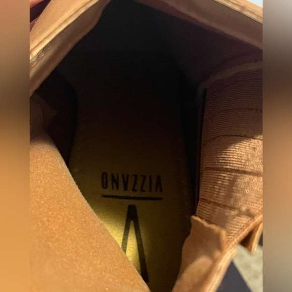 Vizzano Brazillian Footwear Pointed Toe Suede Chunky Heel Western Ankle Boots - Picture 13 of 15